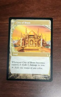 MTG City of Brass (Future Sight) Mystery Booster 2 M/NM - Image 1