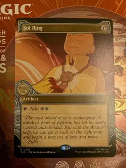 Sol Ring (Showcase) Avatar: The Last Airbender: Eternal-Legal Regular NM - Image 1