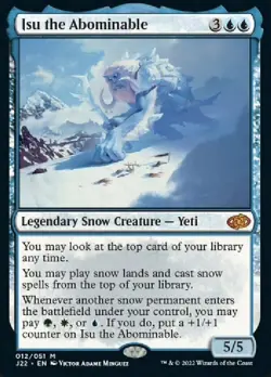 1 x Isu the Abominable - Jumpstart 2022 - NM-Mint - MTG - Image 1