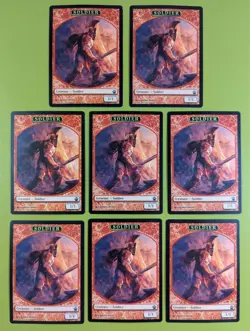 8 Soldier Token (Red) Theros Magic the Gathering MTG 8 - Image 1