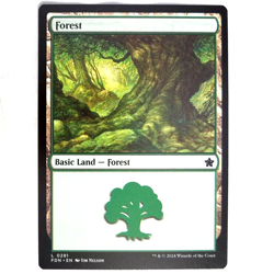 X12 Forest (0281) Foundations Green Basic Land M/NM MTG FDN TCG CCG - Image 1