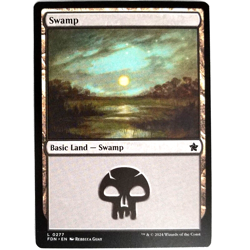 X12 Swamp (0277) M/NM MTG FDN Foundations Basic Land Black TCG CCG - Image 1