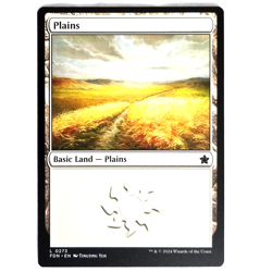 X12 Plains (0273) M/NM Foundations Basic Land White MTG FDN TCG CCG - Image 1