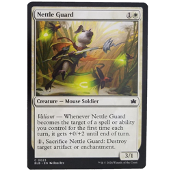 x1 Foil Nettle Guard MTG BLB M/NM White Creature Mouse Soldier Common TCG CCG - Image 1