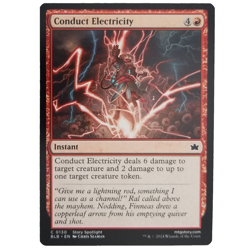 x1 Conduct Electricity MTG BLB M/NM Red Instant Common Bloomburrow TCG CCG - Image 1
