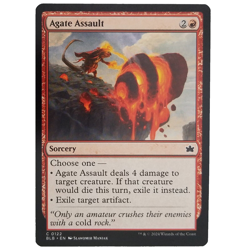x1 Foil Agate Assault MTG BLB M/NM Red Sorcery Common Bloomburrow TCG CCG - Image 1