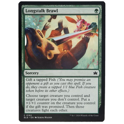 x1 Longstalk Brawl MTG BLB M/NM Green Sorcery Common Bloomburrow TCG CCG - Image 1