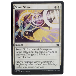 x1 Foil Sonar Strike MTG BLB M/NM Bloomburrow White Instant Common Bloomburrow - Image 1