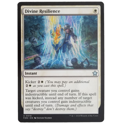 x1 Divine Resilience MTG FDN M/NM White Instant Uncommon Foundations TCG CCG - Image 1