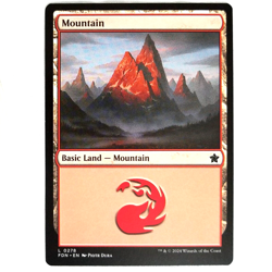 X12 Mountain (0278) Foundations Red Basic Land M/NM MTG FDN TCG CCG - Image 1