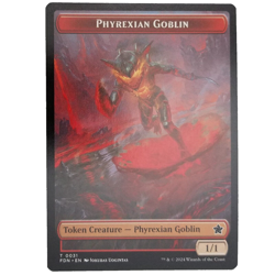 x1 Cat/Phyrexian Goblin Foundations Double-Sided Token 0027/0031 M/NM - Image 2