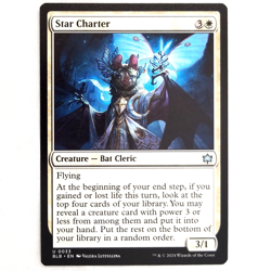 x1 Foil Star Charter MTG BLB M/NM White Creature Bat Cleric Uncommon Bloomburrow - Image 1