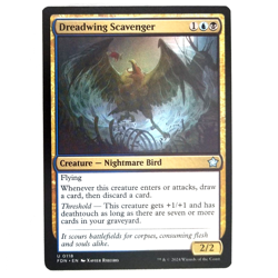 x1 Dreadwing Scavenger MTG FDN M/NM Creature Nightmare Bird Uncommon Multi-Color - Image 1