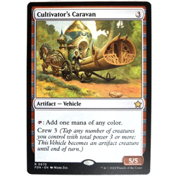 x1 Cultivator's Caravan MTG FDN M/NM Rare Colorless Artifact Vehicle TCG CCG - Image 1