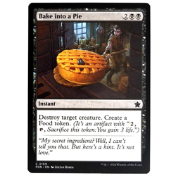 x1 Bake into a Pie MTG FDN M/NM Common Black Instant Foundations TCG CCG - Image 1