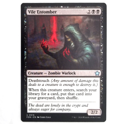 x1 Vile Entomer MTG FDN M/NM Creature Zombie Warlock Uncommon Black TCG CCG - Image 1