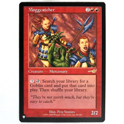 x1 Moggcatcher The List Reprints Rare Red M/NM Creature Mercenary - Image 1