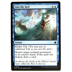 x1 Into the Roil Foundations Common MTG M/NM Instant Blue FDN TCG CCG - Image 1