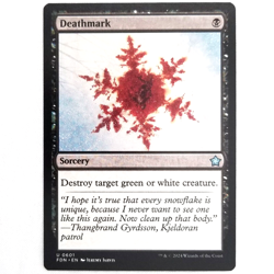 x1 Deathmark MTG FDN M/NM Sorcery Uncommon Black TCG CCG - Image 1