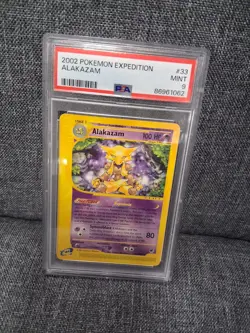 Alakazam 33/165 2002 Pokemon Expedition 33 PSA 9 Mint E-Reader Rare - Image 1