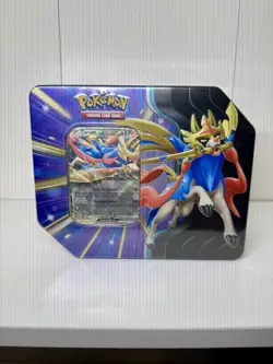 Pokemon TCG Slashing Legends Tin [Zacian Ex] Sealed - Image 1