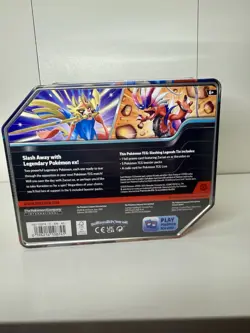 Pokemon TCG Slashing Legends Tin [Zacian Ex] Sealed - Image 2