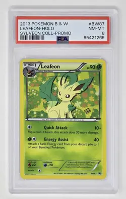 Leafeon (BW87) Promo PSA 8 (2013) Pokemon B&W: Sylveon Collection - Image 1