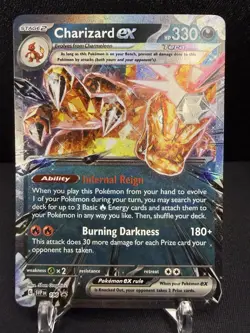 Charizard Ex 196 NM - Black Star Promo - Scarlet & Violet Promos Pokemon TCG - Image 1