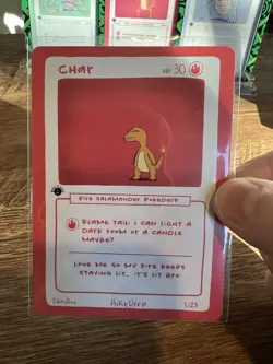 Char (Charmander) 1/25 - 1st Edition Pokederp First Print Fan Art - Pokemon - Image 2
