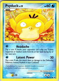 Psyduck 87/127 Platinum Pokemon TCG LP - Image 1