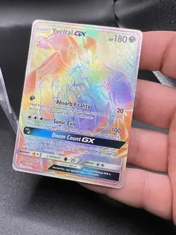 Yveltal GX (Secret) 137/131 Pokemon Sm-Forbidden Light Holo (NM) BJ3 - Image 2