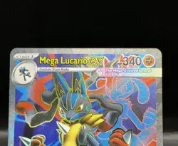 Pokemon TCG Mega Lucario EX 160/132 Ultra Rare Holo NM Mega Evolutions Full Art - Image 2