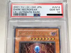 YuGiOh Japanese Dark Necrofear LN-14 Ultimate Rare Relief PSA10 - Image 2