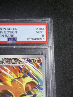 Pokemon TCG Ethan's Typhlosion Destined Rivals Illustration Rare Card PSA 9 - Image 2