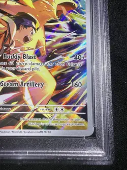 Pokemon TCG Ethan's Typhlosion Destined Rivals Illustration Rare Card PSA 9 - Image 3