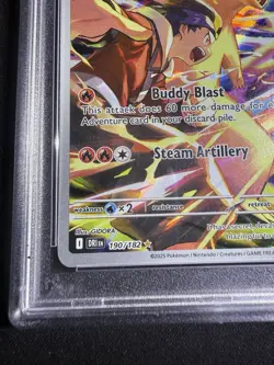 Pokemon TCG Ethan's Typhlosion Destined Rivals Illustration Rare Card PSA 9 - Image 4