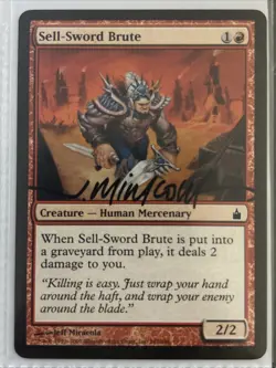 MTG-MB Mixed Lot Of Signed Magic The Gathering Cards By Miracola & Snoddy (MTG) - Image 5