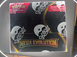 Pokemon Mega Evolution Booster Display Box 36 New Packs W/Promo Card - Image 1