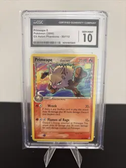 Primape 50/110 Pokemon Card EX Holon Phantoms LP/NM - Image 1