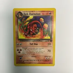 Dark Charmeleon 32/82 Team Rocket - W Gold Stamp Wizards Promo Pokemon Card - Image 1