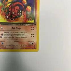 Dark Charmeleon 32/82 Team Rocket - W Gold Stamp Wizards Promo Pokemon Card - Image 4