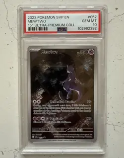 Mewtwo SVP 052 151 Ultra Premium Collection Promo Pokemon Card PSA 10 Gem Mint - Image 1