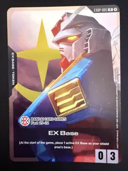 EX Base EXBP-005 Gundam TCG Bandai Card Games Fest 25-26 Stamped Exclusive Promo - Image 1