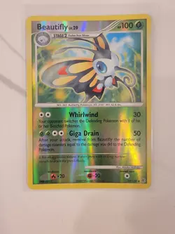 Beautifly 19/130 Reverse Holo Diamond & Pearl Base Pokemon Card - NM - Image 1