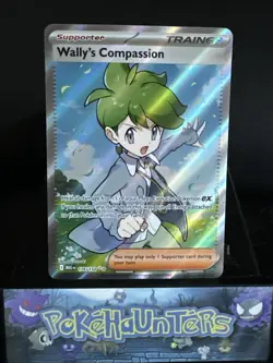 Pokemon Card Wally’s Compassion 176/132 Mega Evolution Full Art Near Mint - Image 1