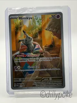 Pokemon TCG Mimikyu Scarlet & Violet SVP 075 Holo Promo Card Sealed, Near Mint - Image 1