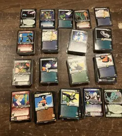 Vintage Lot Of 553 Dragon Ball Z 2002 Bird Studios Cards 7 Holographics W/ Uncom - Image 1