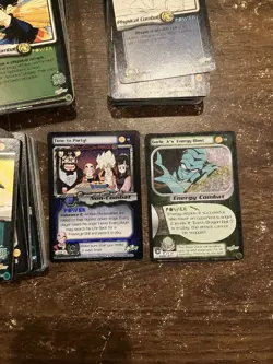 Vintage Lot Of 553 Dragon Ball Z 2002 Bird Studios Cards 7 Holographics W/ Uncom - Image 2