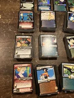 Vintage Lot Of 553 Dragon Ball Z 2002 Bird Studios Cards 7 Holographics W/ Uncom - Image 5