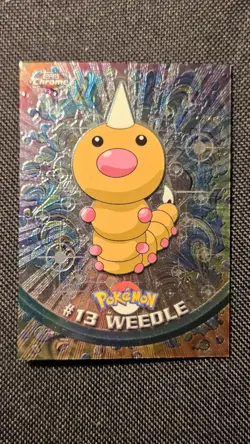 Weedle - Pokemon Topps Chrome Series 1 Card - LP - Image 2
